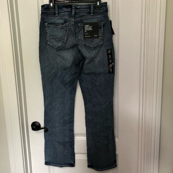 Silver Jeans Co.‎ Avery Slim Bootcut Women's Denim Jeans in Indigo Size 32 X 33 - Picture 3 of 10
